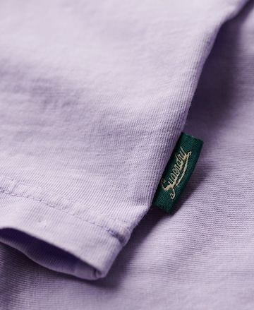 T-Shirt 'Travel' Superdry en violet