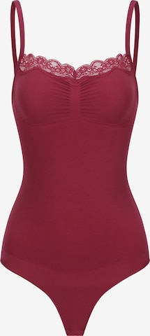 cfab - Body moldeador 'Bodysuit Sculpting Shapewear mit Lace' en rosa: frente