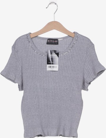 Morgan Top & Shirt in XS in Grey: front