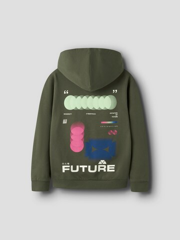 NAME IT Sweatshirt 'NKMNIGO' in Groen