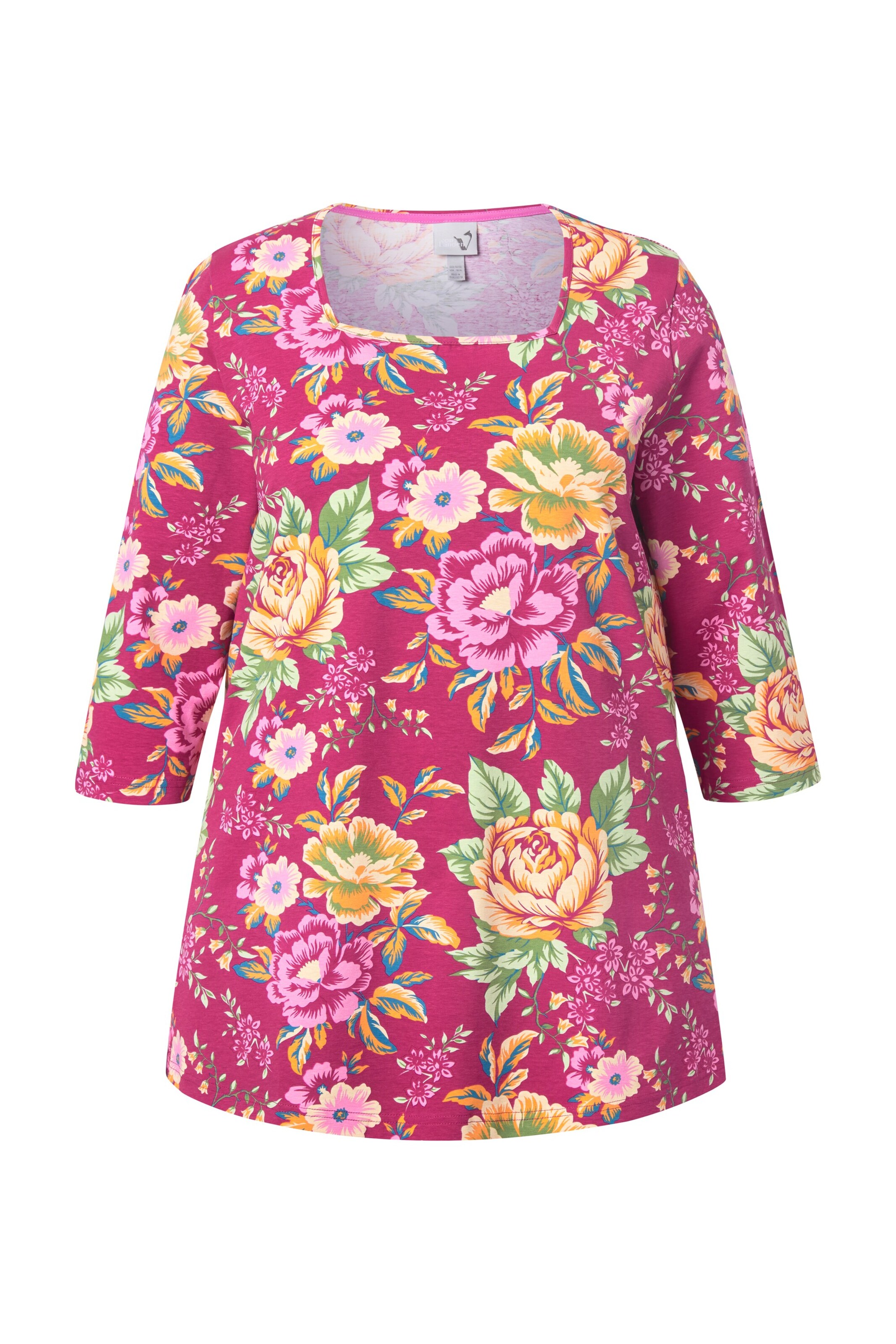 Ulla Popken Shirt in Roze: voorkant