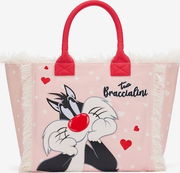 Braccialini Shopper 'Summer Looney Tunes' in Pink: Vorderseite