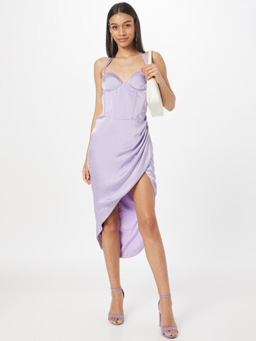 Misspap Cocktail Dress in Purple
