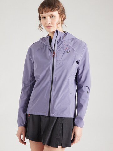 ASICS Weatherproof jacket in Purple: front