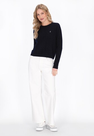 Pull-over DreiMaster Maritim en bleu