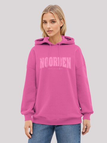 F4NT4STIC Sweatshirt 'Knut & Jan Hamburg ' in Pink: Vorderseite