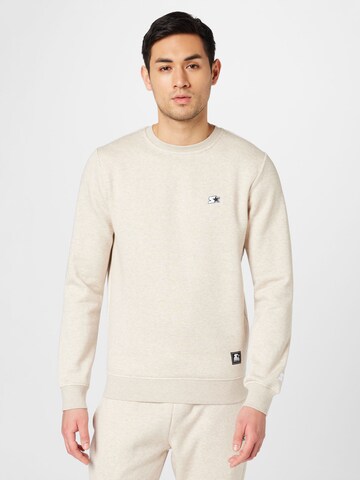 Starter Black Label Sweatshirt 'Essential' in Beige: predná strana