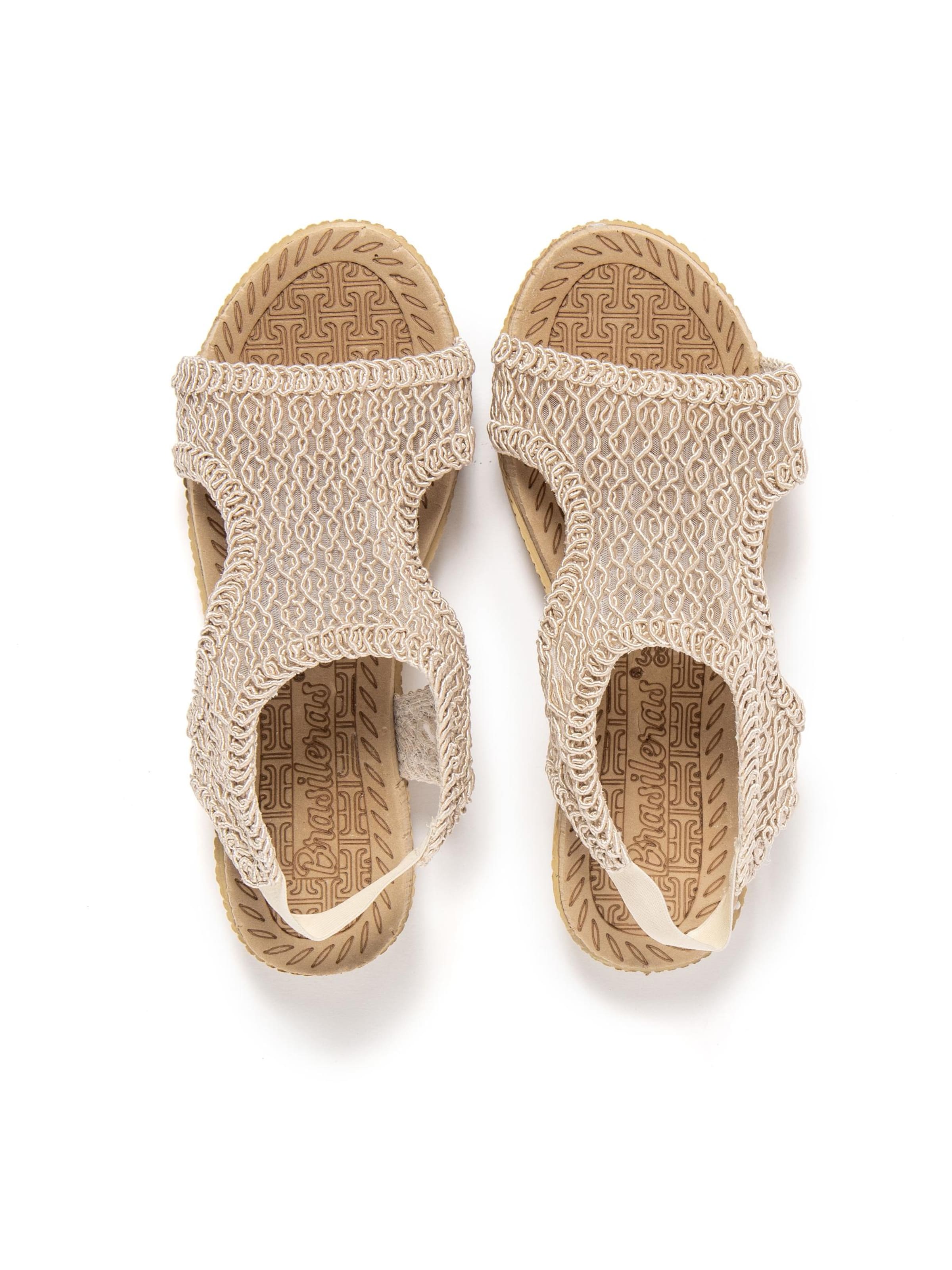 Brasileras Sandaal 'Lua' in Beige