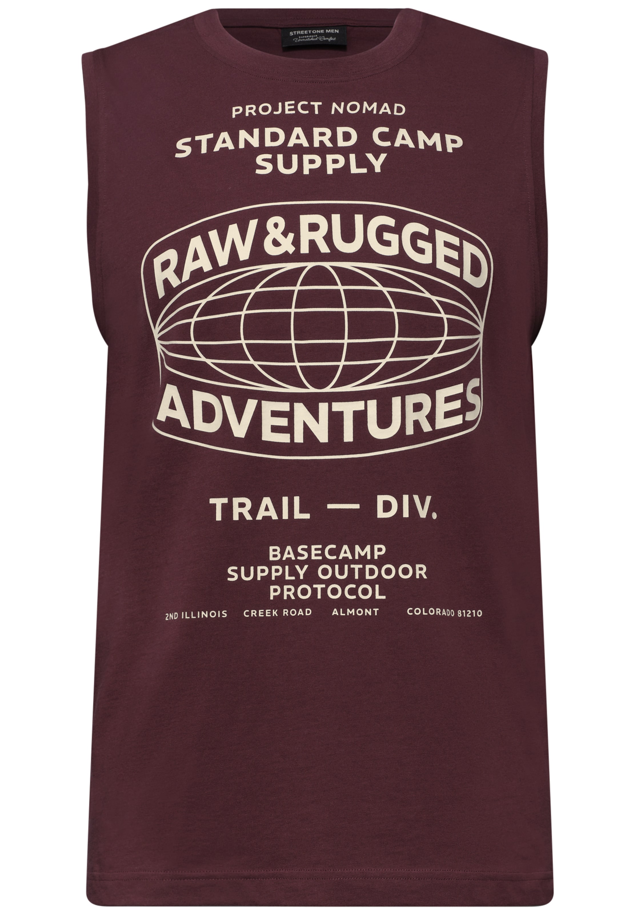 Street One MEN Shirt in Red: front