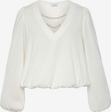 LASCANA Blouse in White: front