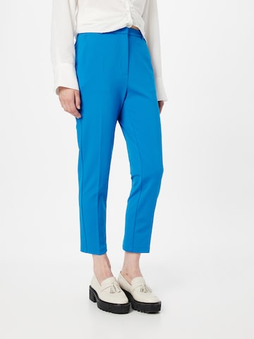 PINKO Regular Trousers with creases 'POTENZA' in Blue: front