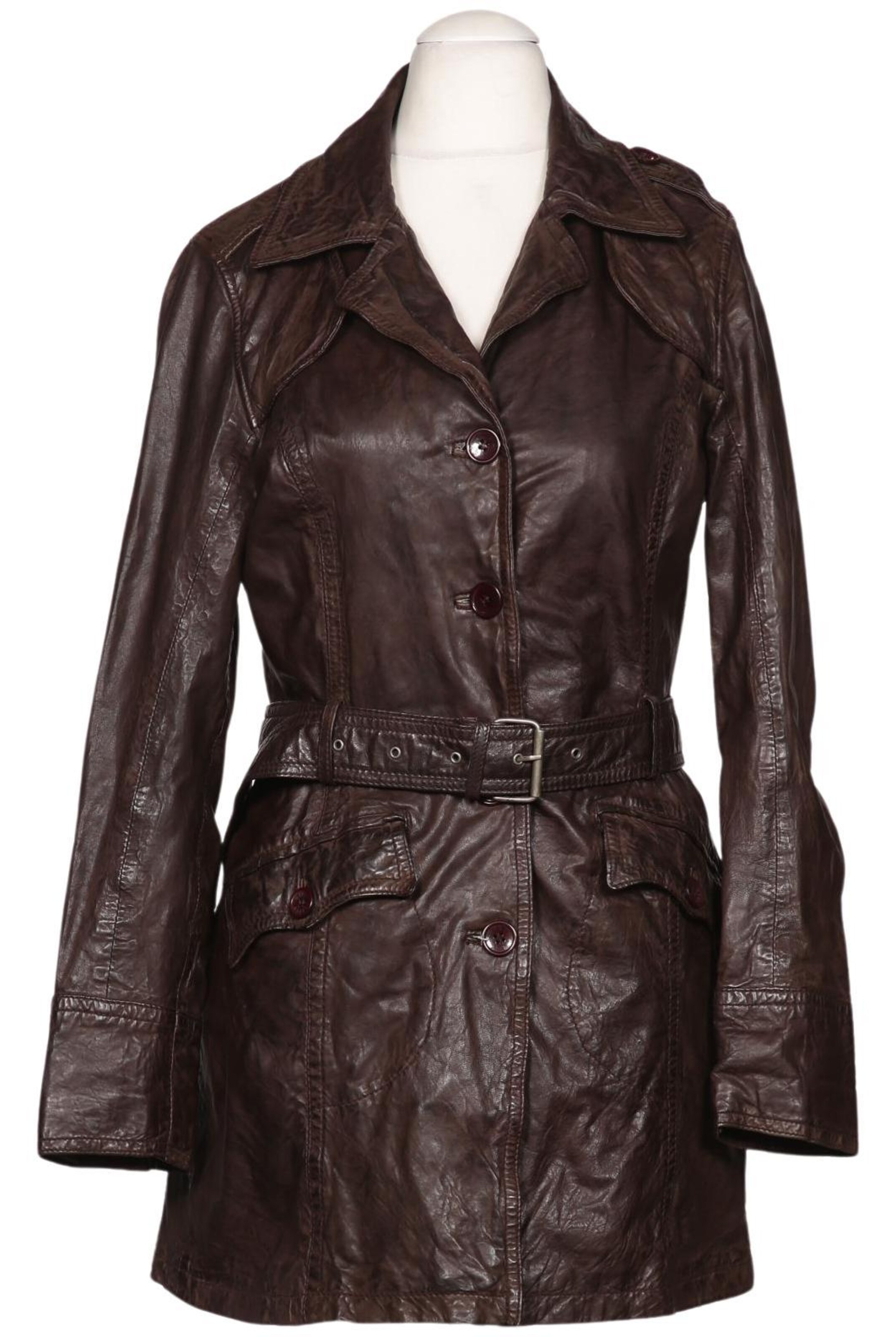 Gipsy by Mauritius Mantel S in Braun: Vorderseite