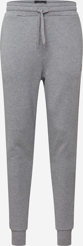 Lyle & Scott Tapered Broek in Grijs: voorkant