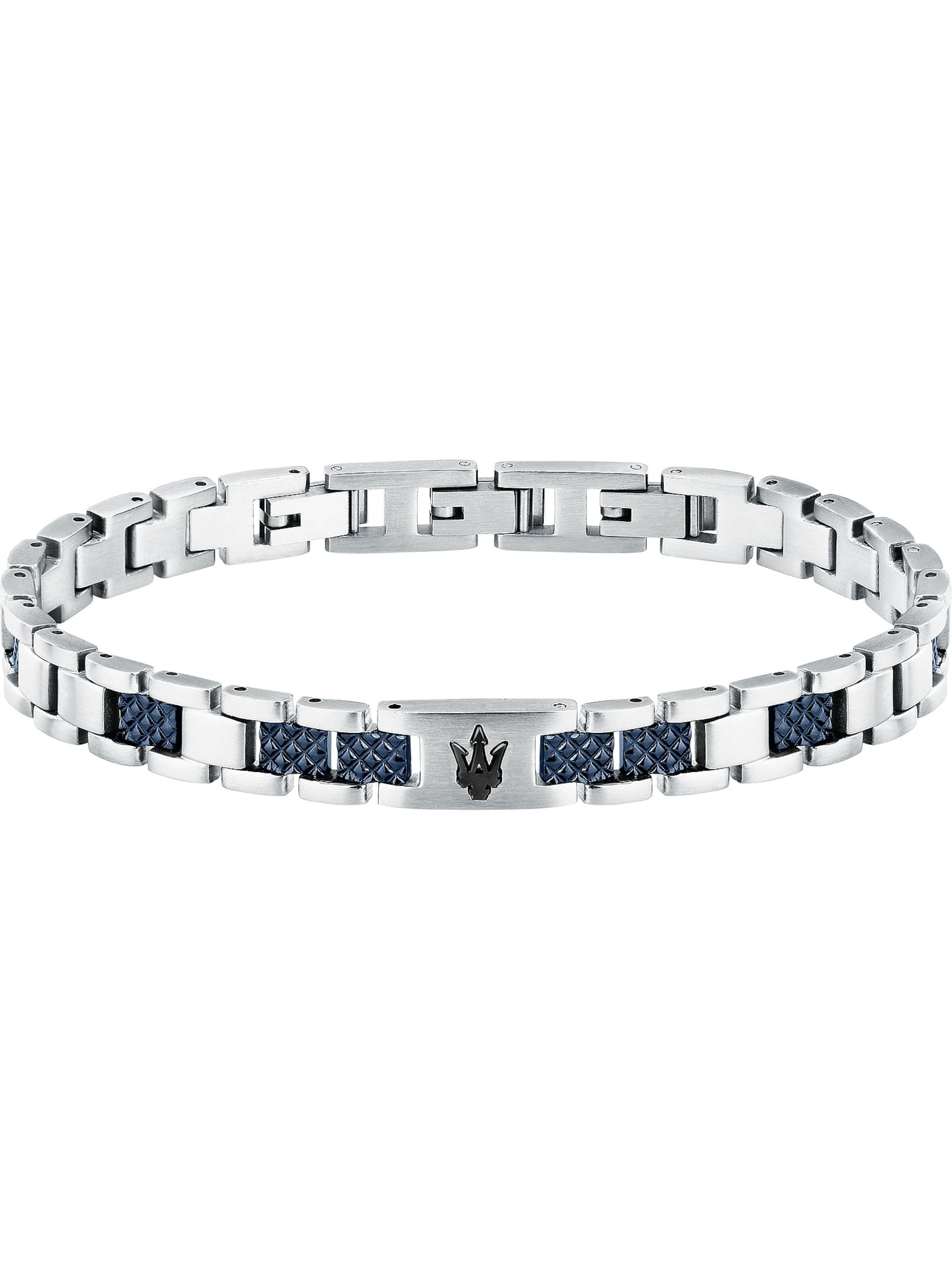 Maserati Bracelet in Silver: front
