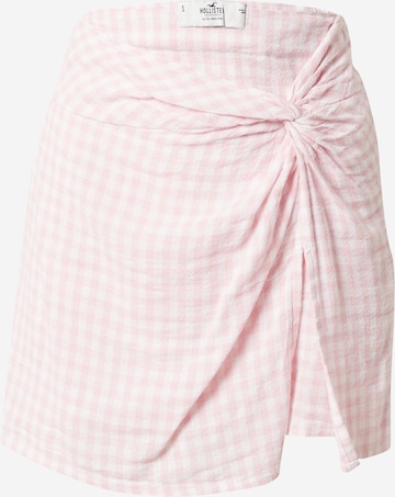 HOLLISTER Φούστα σε ροζ: μπροστά