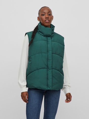 VILA Vest in Green: front