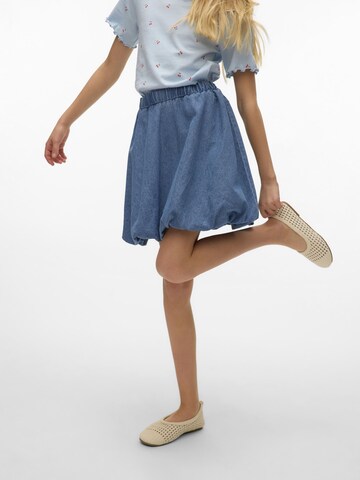 Vero Moda Girl Rok 'VMMASIE' in Blauw