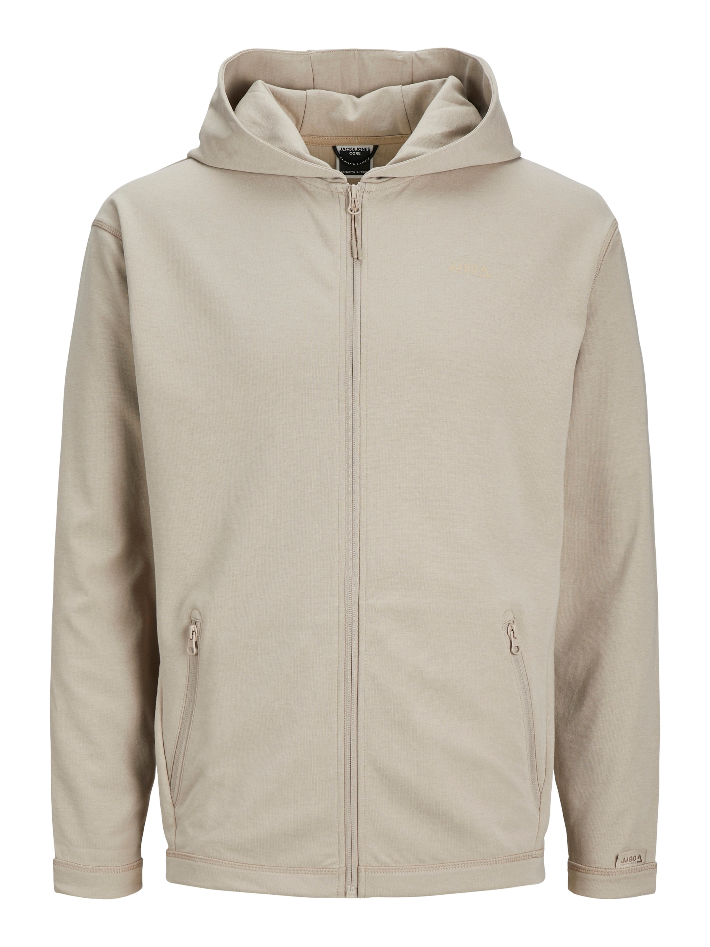 JACK JONES Sweat jacket in Dark Beige ABOUT YOU