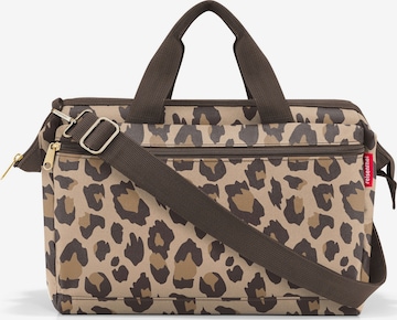 Sac week-end REISENTHEL en marron : devant