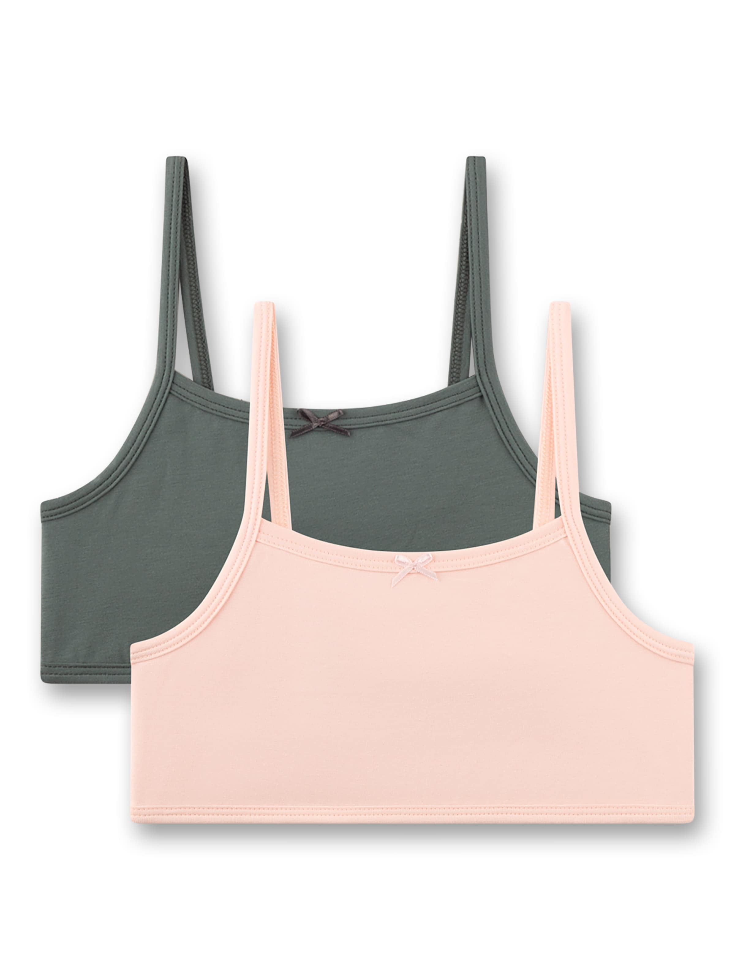 Sanetta Bustier BH in Grün: Vorderseite