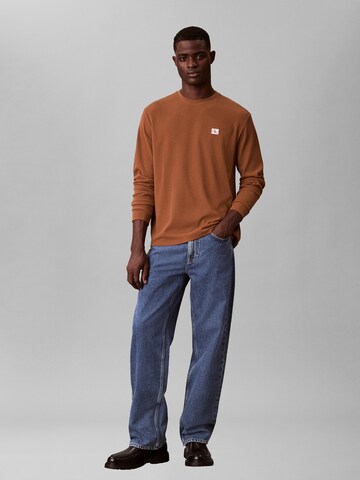 Calvin Klein Jeans Majica | rjava barva