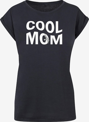 Merchcode Shirt 'Mothers Day - Cool Mom' in Blue: front