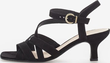 GABOR Strap Sandals in Black