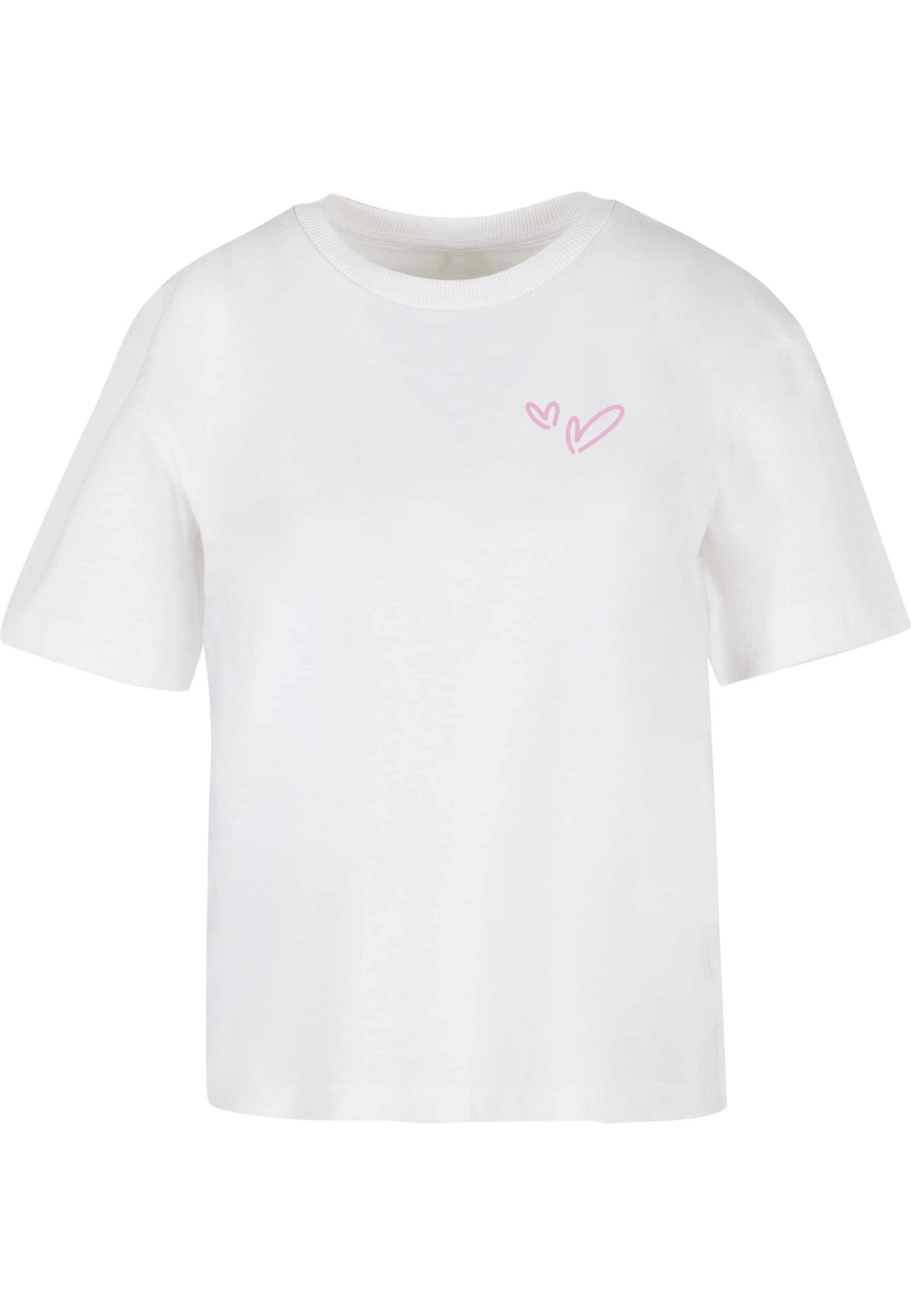 Miss Tee T- Shirt 'Embrace Every Moment' in Weiß: Vorderseite