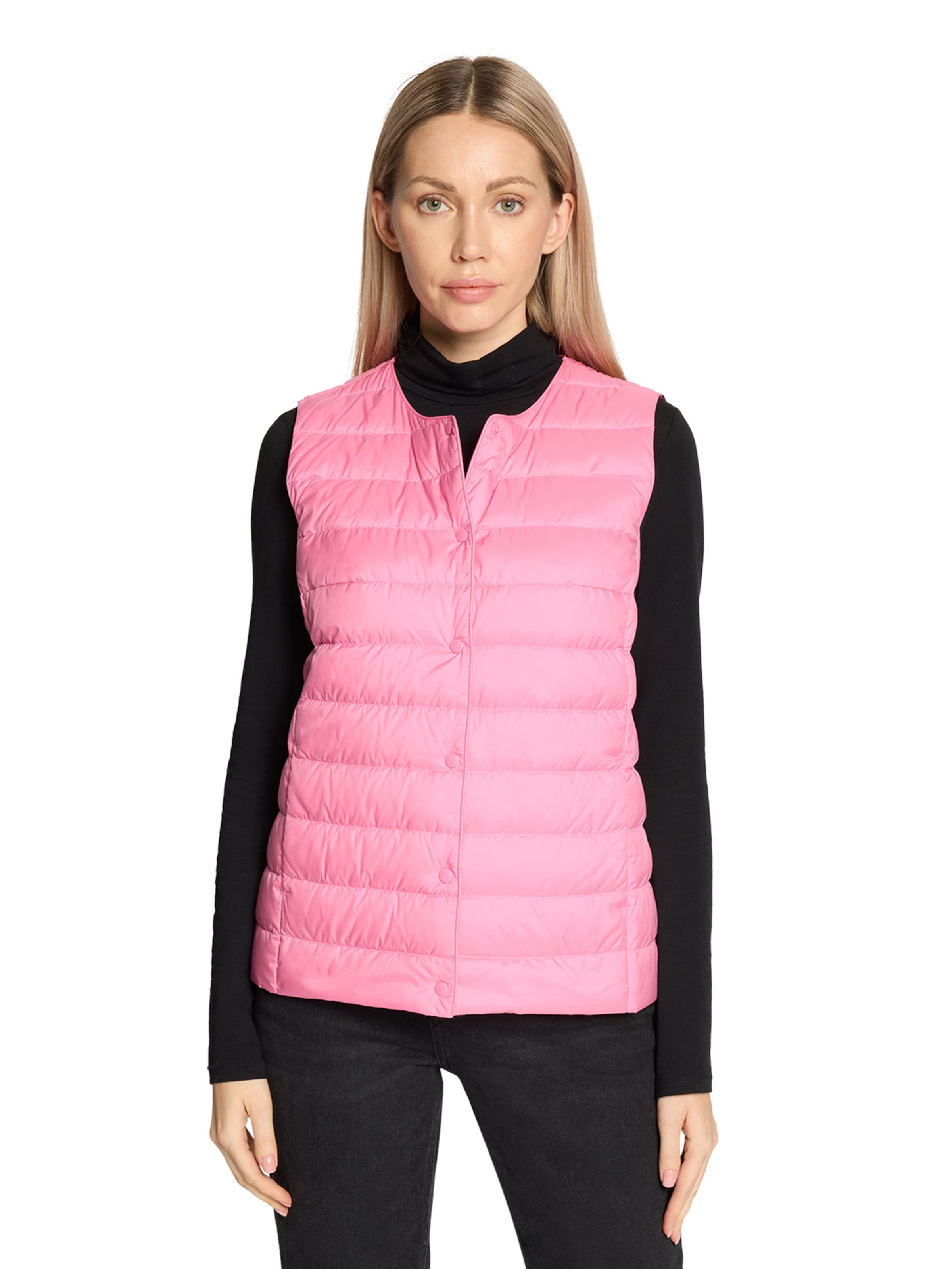 Gilet Betty Barclay en rose : devant
