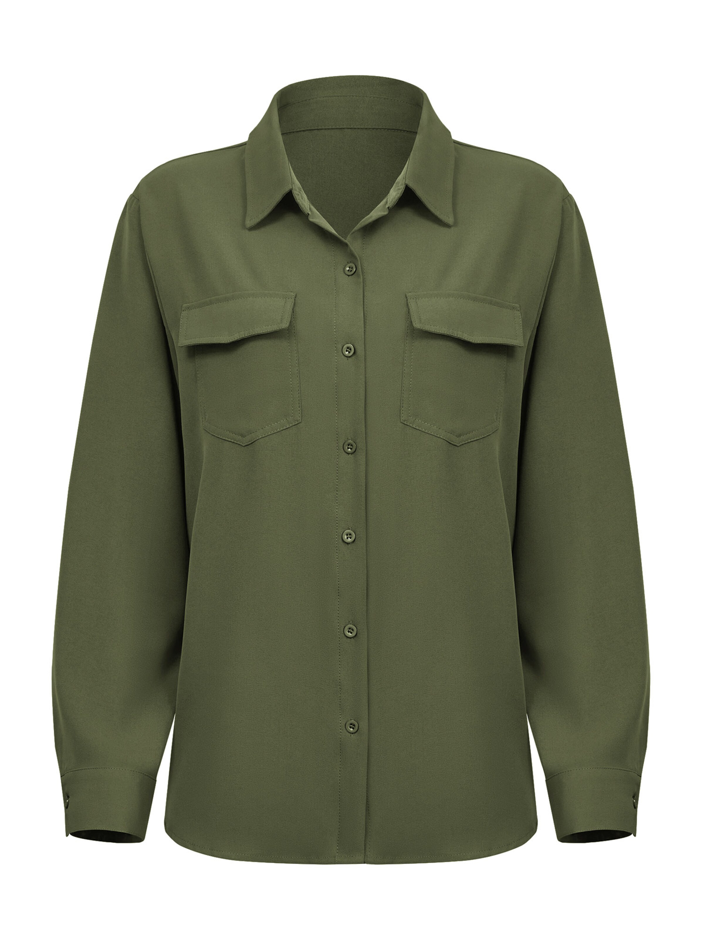 Chemisier Imily Bela en vert : devant