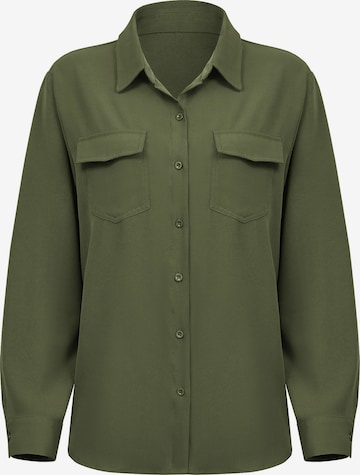 Chemisier Imily Bela en vert : devant