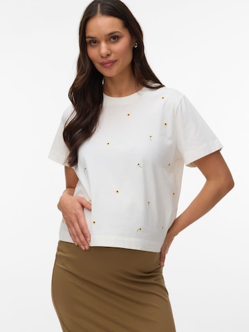 Vero Moda Maternity Tričko 'VMMSOLA METTE' – bílá: přední strana