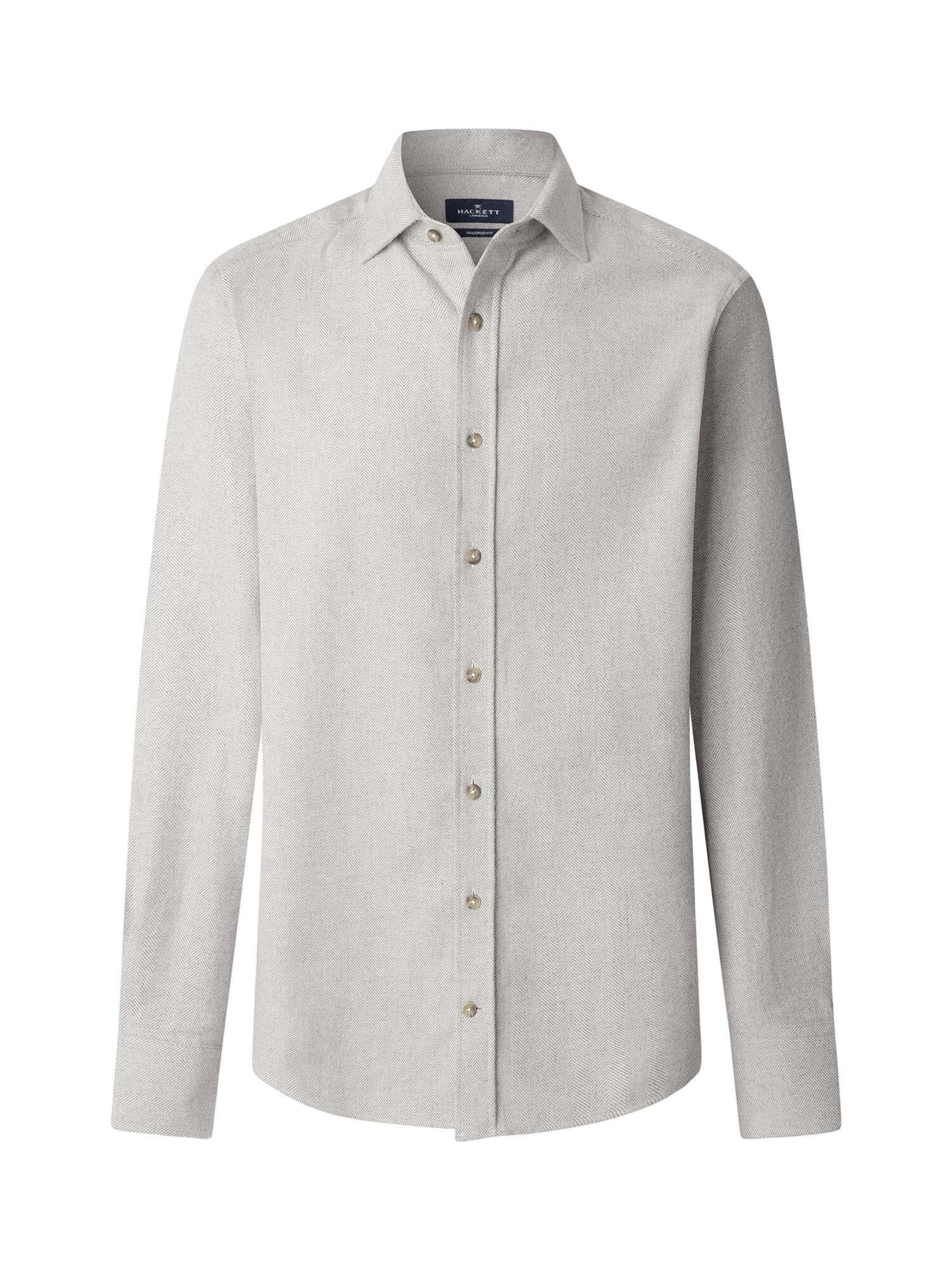 Hackett London Regular fit Button Up Shirt in Grey: front
