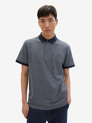 T-Shirt 'Grindle' TOM TAILOR en bleu : devant