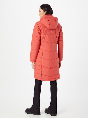 JACK WOLFSKIN - Sobretudo outdoor 'NORTH YORK' em vermelho