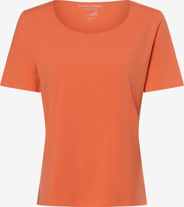 T-shirt Franco Callegari en orange : devant