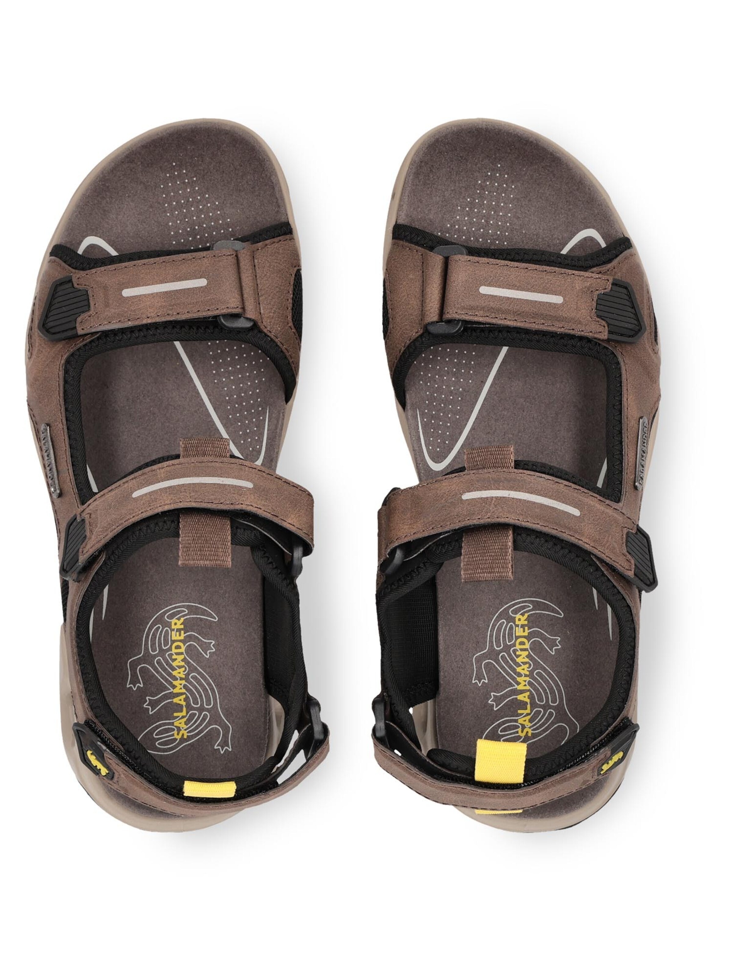 SALAMANDER Hiking Sandals 'Basic' in Brown