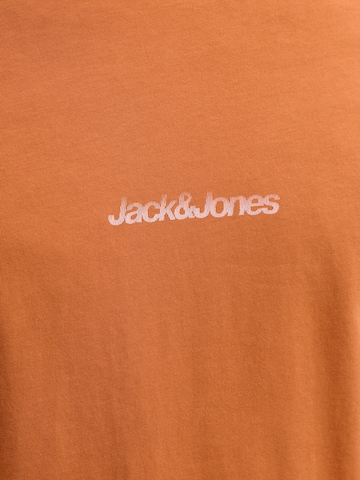 JACK & JONES Tričko 'JCOECHO' - Oranžová