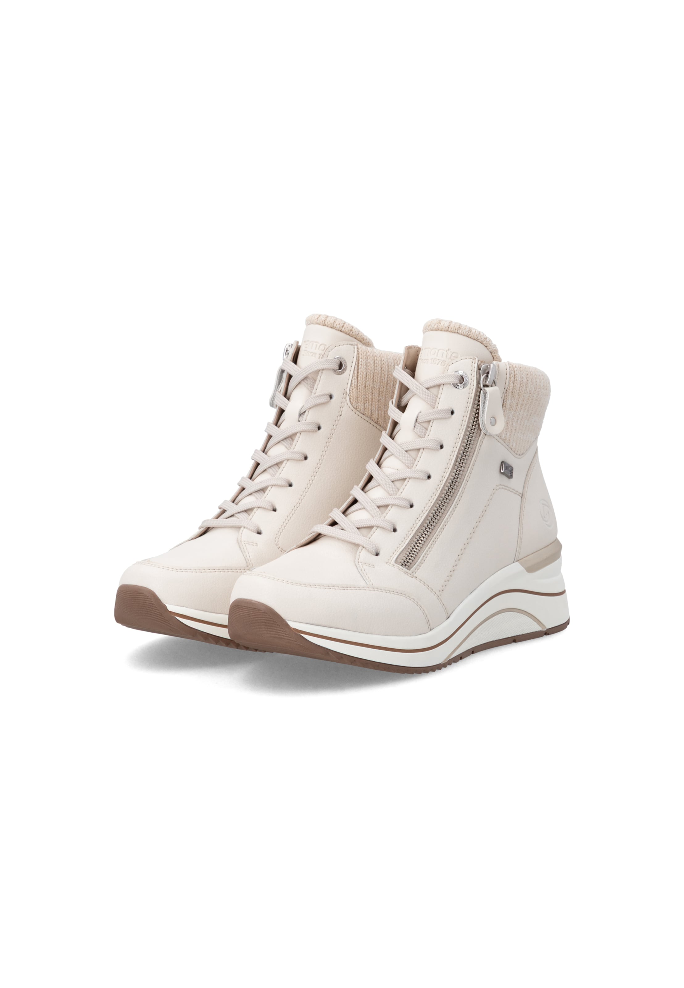 Bottines à lacets REMONTE en beige