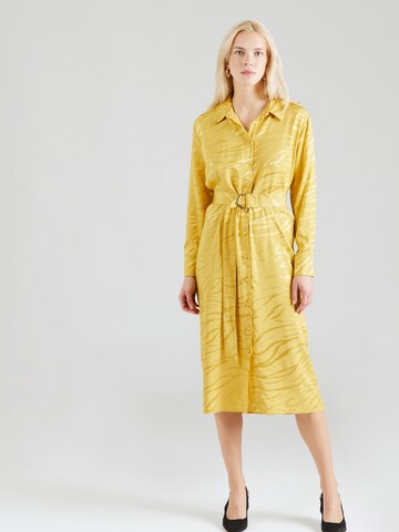 River Island Shirt Dress in Yellow