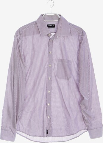 STRELLSON Button Up Shirt in L in Purple: front