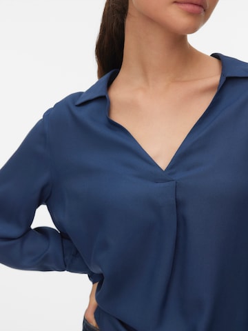 VERO MODA Blouse 'VMBUMPY' in Blue