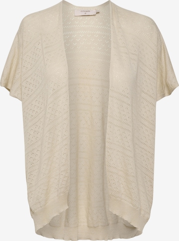 Cream Cape in Beige: front