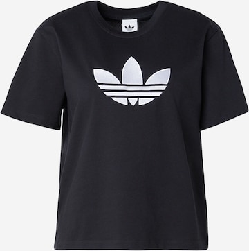ADIDAS ORIGINALS Shirts 'TREFOIL' i sort: forside