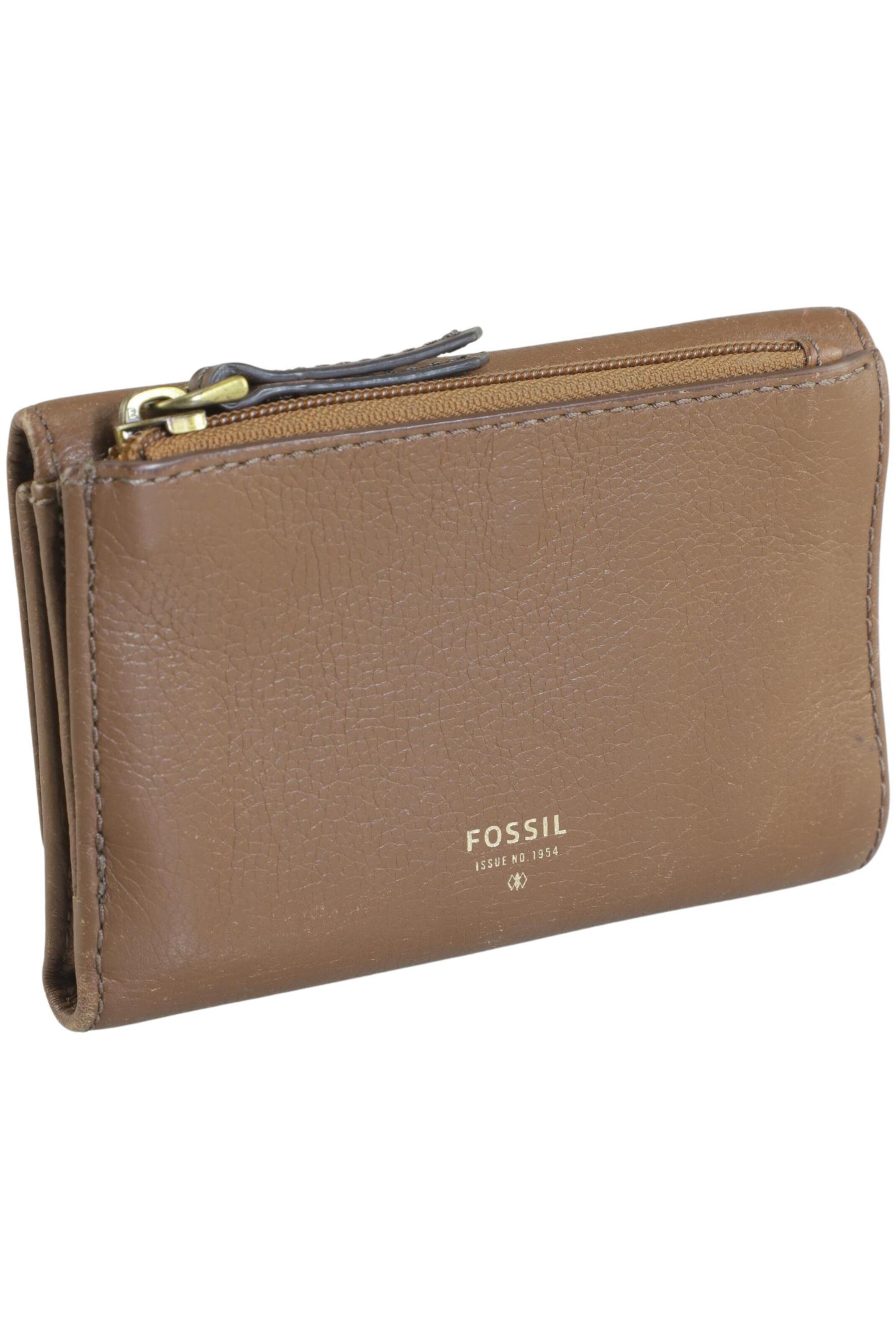 FOSSIL Small Leather Goods in One size in Brown: front