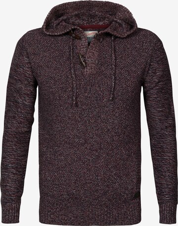 Petrol Industries Sweater in Red: front