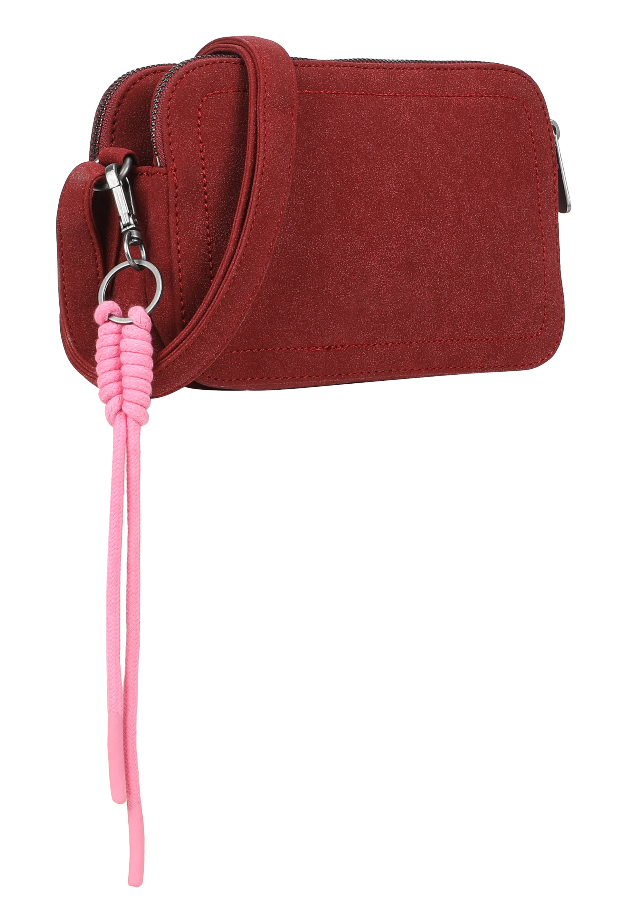 Fritzi aus Preußen Crossbody Bag 'Jony Suede Jacky' in Red