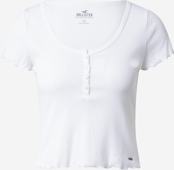 HOLLISTER Shirt in White: front