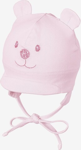 STERNTALER Beanie in Pink: front