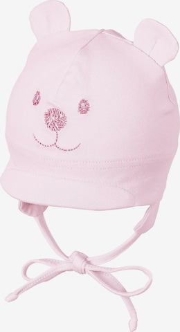 STERNTALER Beanie in Pink: front